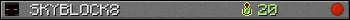 SKYBLOCK8 userbar 350x20