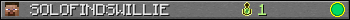 SOLOFINDSWILLIE userbar 350x20