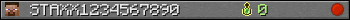 Юзербар 350x20 для STAXX1234567890