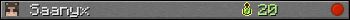 Saanyx userbar 350x20