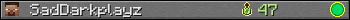 SadDarkplayz userbar 350x20