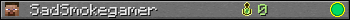 SadSmokegamer userbar 350x20