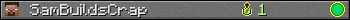 Юзербар 350x20 для SamBuildsCrap