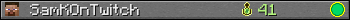 SamKOnTwitch userbar 350x20