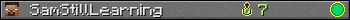 SamStillLearning userbar 350x20