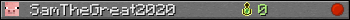 SamTheGreat2020 userbar 350x20