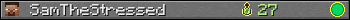 SamTheStressed userbar 350x20