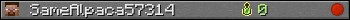 SameAlpaca57314 userbar 350x20