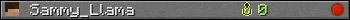 Sammy_Llama userbar 350x20