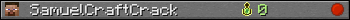 SamuelCraftCrack userbar 350x20