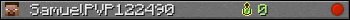 SamuelPVP122490 userbar 350x20