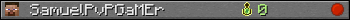 SamuelPvPGaMEr userbar 350x20