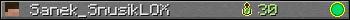 Sanek_SnusikLOX userbar 350x20