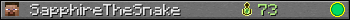 SapphireTheSnake userbar 350x20