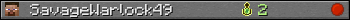 SavageWarlock49 userbar 350x20