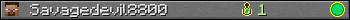 Юзербар 350x20 для Savagedevil8800