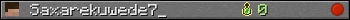 Saxarekuwede7_ userbar 350x20