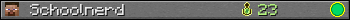 Schoolnerd userbar 350x20