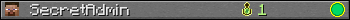 Юзербар 350x20 для SecretAdmin