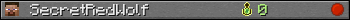 SecretRedWolf userbar 350x20