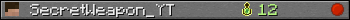 SecretWeapon_YT userbar 350x20