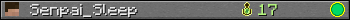 Senpai_Sleep userbar 350x20