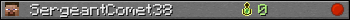 SergeantComet38 userbar 350x20