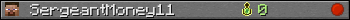 SergeantMoney11 userbar 350x20
