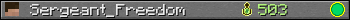 Sergeant_Freedom userbar 350x20