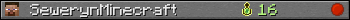 SewerynMinecraft userbar 350x20