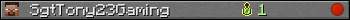 SgtTony23Gaming userbar 350x20