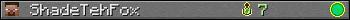 ShadeTehFox userbar 350x20