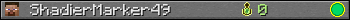 ShadierMarker49 userbar 350x20