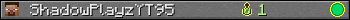 ShadowPlayzYT95 userbar 350x20