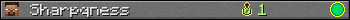 Benutzerleisten 350x20 für Sharpqness