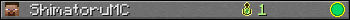 ShimatoruMC userbar 350x20