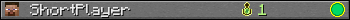 Benutzerleisten 350x20 für ShortPlayer