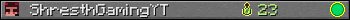 ShresthGamingYT userbar 350x20