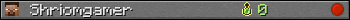 Shriomgamer userbar 350x20