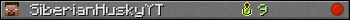 SiberianHuskyYT userbar 350x20