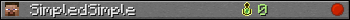 SimpledSimple userbar 350x20