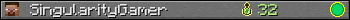 SingularityGamer userbar 350x20