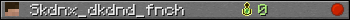 Skdnx_dkdnd_fnch userbar 350x20