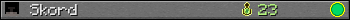 Skord userbar 350x20