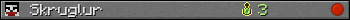 Skruglur userbar 350x20