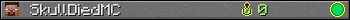 SkullDiedMC userbar 350x20