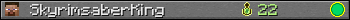 SkyrimsaberKing userbar 350x20