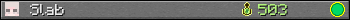 Slab userbar 350x20