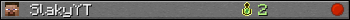 SlakyYT userbar 350x20