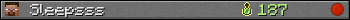 Benutzerleisten 350x20 für Sleepsss
